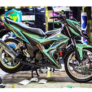 Tem rời honda sonic 150 dán xe xanh ngọc lục bảo