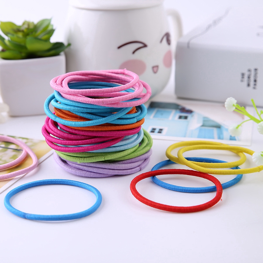 Bộ 50 dây cột tóc cho nữ