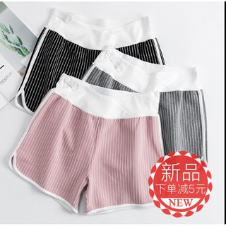Q15    (QUẦN BÀ BẦU) Quần short kẻ sọc mùa hè dành cho bà bầu