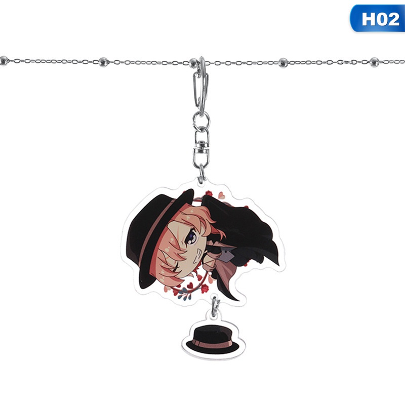 Móc khóa phong cách Anime Bungou Stray Dogs Atsushi tùy chọn kiểu