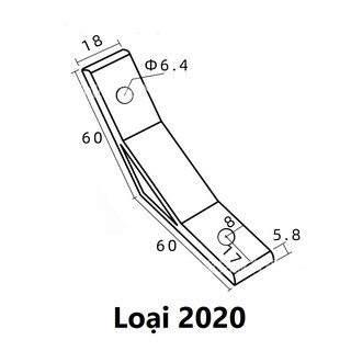 Ke Góc Chịu Lực 135 Độ Cho Nhôm Định Hình 2020, 3030, 2040, 4040