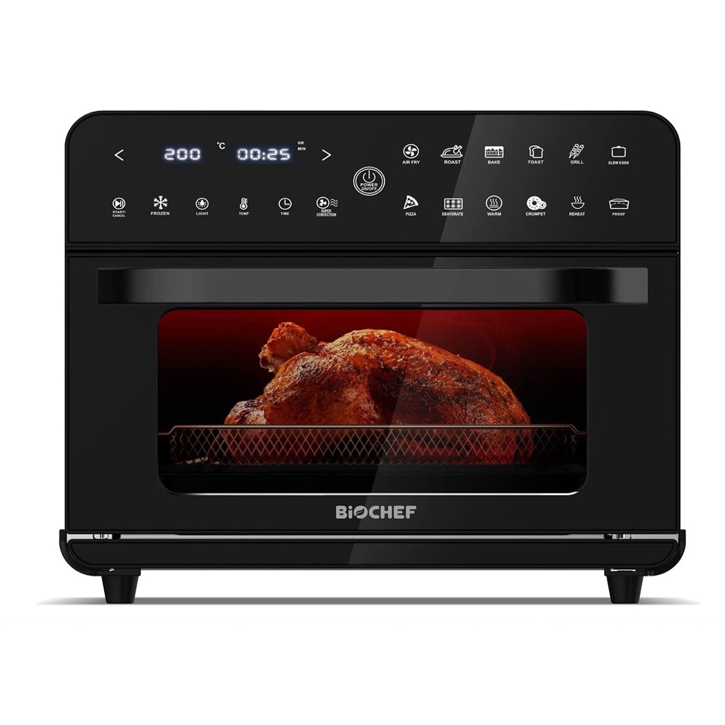 Nồi Chiên Không Dầu Điện Tử Biochef AU25 - 25 Lít - Tặng Bao Tay