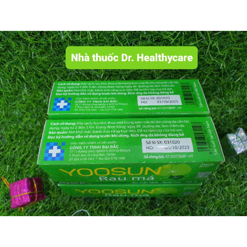 ✅ YOOSUN RAU MÁ GIÚP NGĂN NGỪA MỤN - MÁT DA - LÀNH SẸO TUÝP 25G