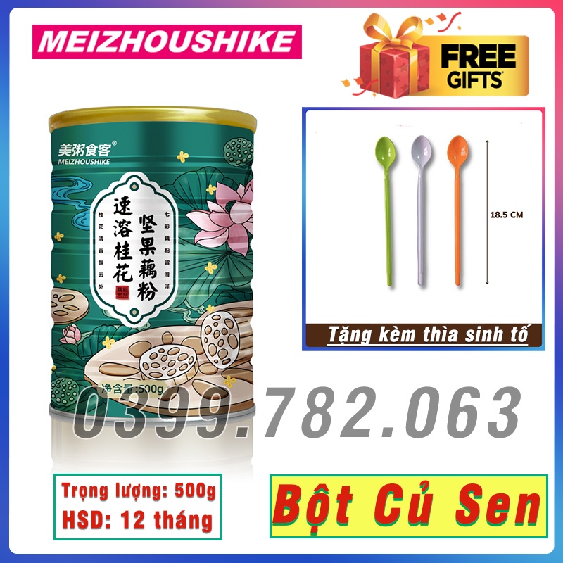 Bột củ sen mix hạt hạnh nhân và các loại hạt dinh dưỡng hỗ trợ ăn kiêng giảm cân dưỡng nhan giữ dáng đẹp da thanh nhiệt