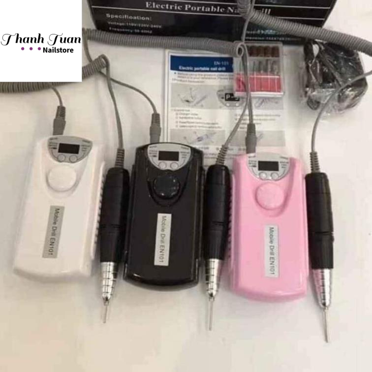 Máy mài tích điện  EN 101 chính hãng.máy chạy khỏe, chạy êm.dụng cụ ngành nail  - Phụ kiện đồ nail