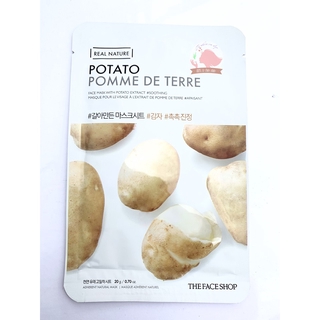 MẶT NẠ PHỤC HỒI DA MỆT MỎI THE FACE SHOP POTATO REAL NATURE