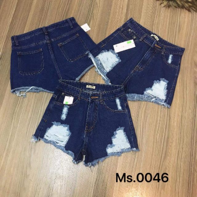 Quần jean đùi rách