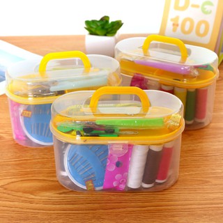 Bộ Kim Chỉ May Vá Đa Năng 55 Món Kèm Hộp Đựng Trong Suốt