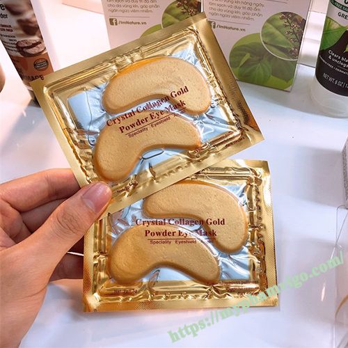 &lt;Lẻ&gt; Gói Mặt Nạ Mắt Collagen Pha Lê Crystal Gold (Miếng Vàng)- HÀNG MỚI VỀ