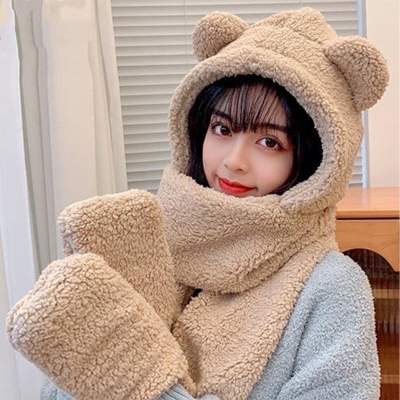 MŨ LÔNG TAI GẤU SIÊU KUTE | BigBuy360 - bigbuy360.vn