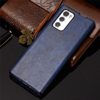 ỐỐp điện thoại bằng da màu trơn cho LG Wing 5g