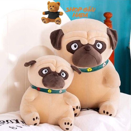Chó Bông Mặt xệ Pug Gấu Bông City Đủ Size - Gấu Bông Gối Ôm Chó Pug Mặt Xệ Siêu Đẹp Và Bền