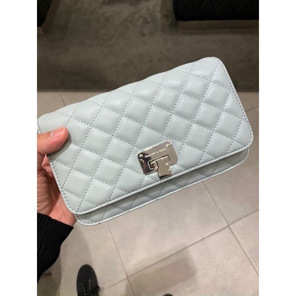 Túi trần ô trám khoá gập size 20cm hàng đẹp ảnh thật
