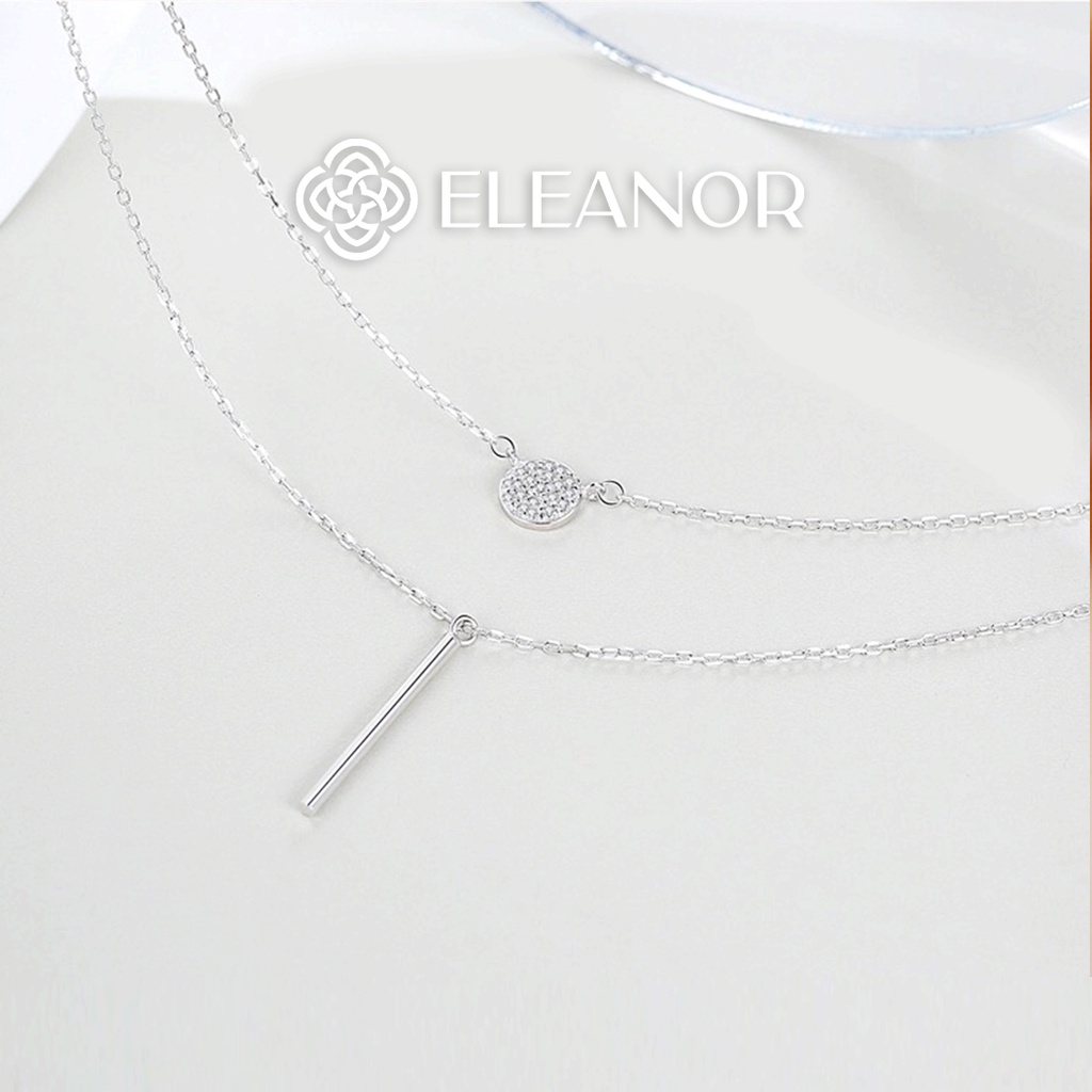 Dây chuyền nữ Eleanor Accessories vòng cổ nữ titan đính đá phụ kiện trang sức cá tính