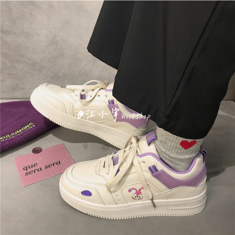 [ORDER] Giày sneaker nữ màu tím dễ thương mẫu mới 2021