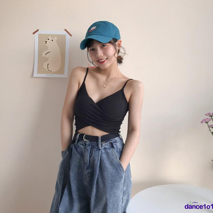 Áo hai dây dệt kim quyến rũ cho nữ