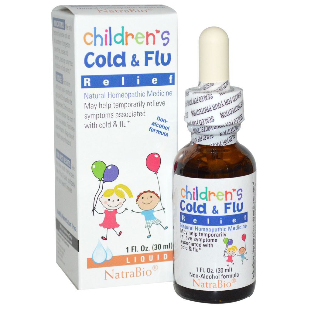 Siro Cold &amp; Flu Mỹ 30ml cho bé 4M+