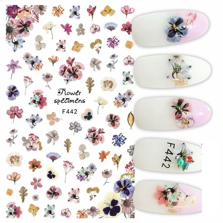 Sticker 3D nail - Hình dán móng tay