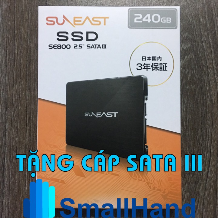 Ổ cứng SSD SunEast 480GB/240GB/120GB nội địa Nhật Bản – CHÍNH HÃNG – Bảo hành 3 năm – Tặng cáp dữ liệu Sata 3.0