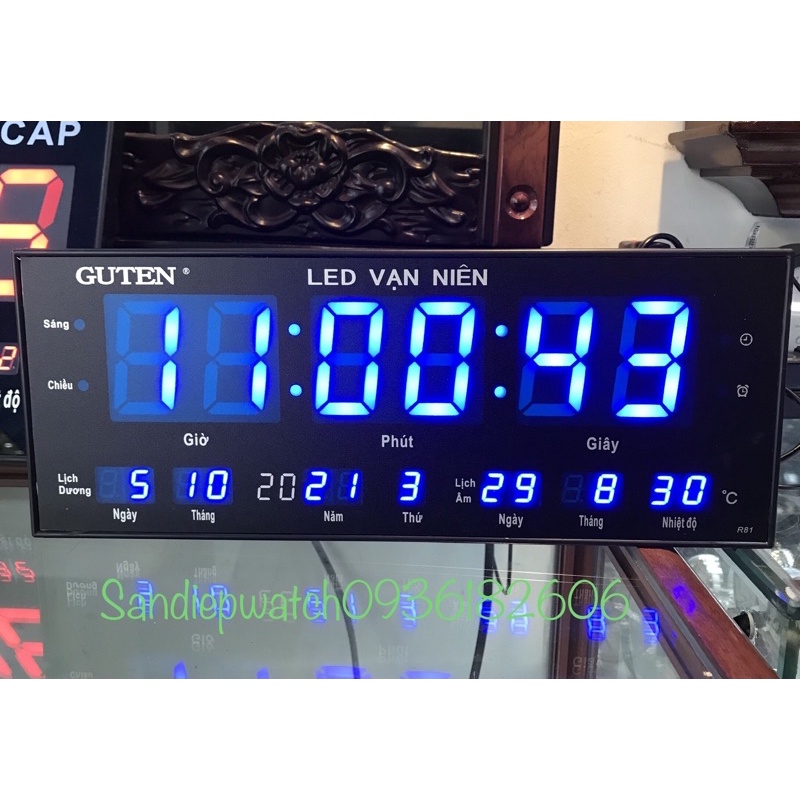 ĐỒNG HỒ LED VẠN NIÊN GUTEN