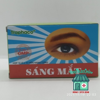 Sáng Mắt Traphaco hộp 10 vỉ x 10 viên nang cứng