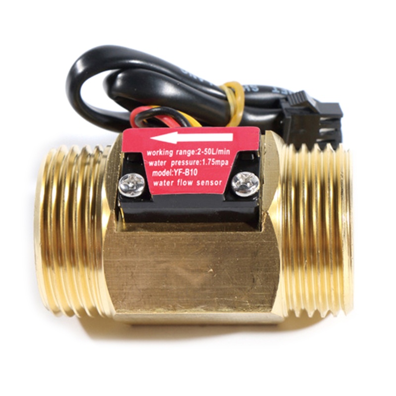 Công Tắc Cảm Biến Lưu Lượng Nước G1 DC3.5~24V Bằng Đồng Thau