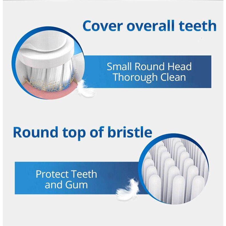 Set đầu bàn chải đánh răng điện ORAL-B EB60 thay thế siêu mềm mại tiện lợi