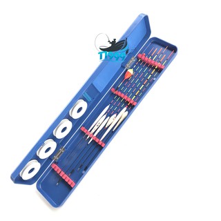 Hộp đựng phao câu đài, hộp đựng phụ kiện câu cá, tặng kèm 7 quả phao T1999