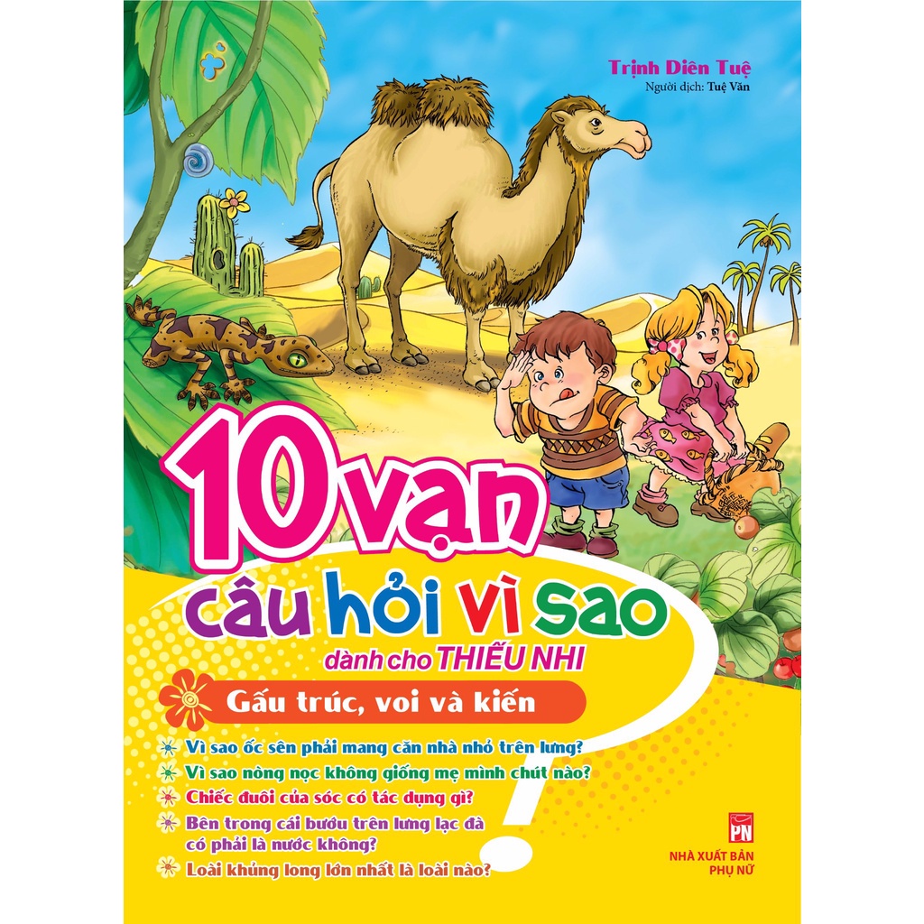 Sách: 10 Vạn Câu Hỏi Vì Sao - Gấu Trúc - Voi Và Kiến - TSTH