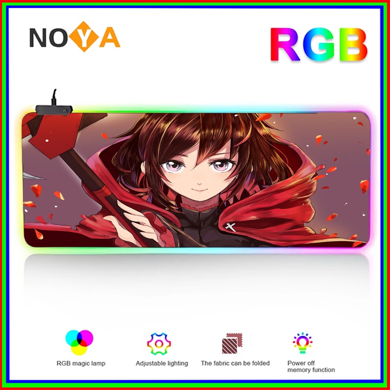 Miếng Lót Chuột Rgb Có Đèn Led Hai Mặt Bằng Cao Su Nuoyang1 Rgb