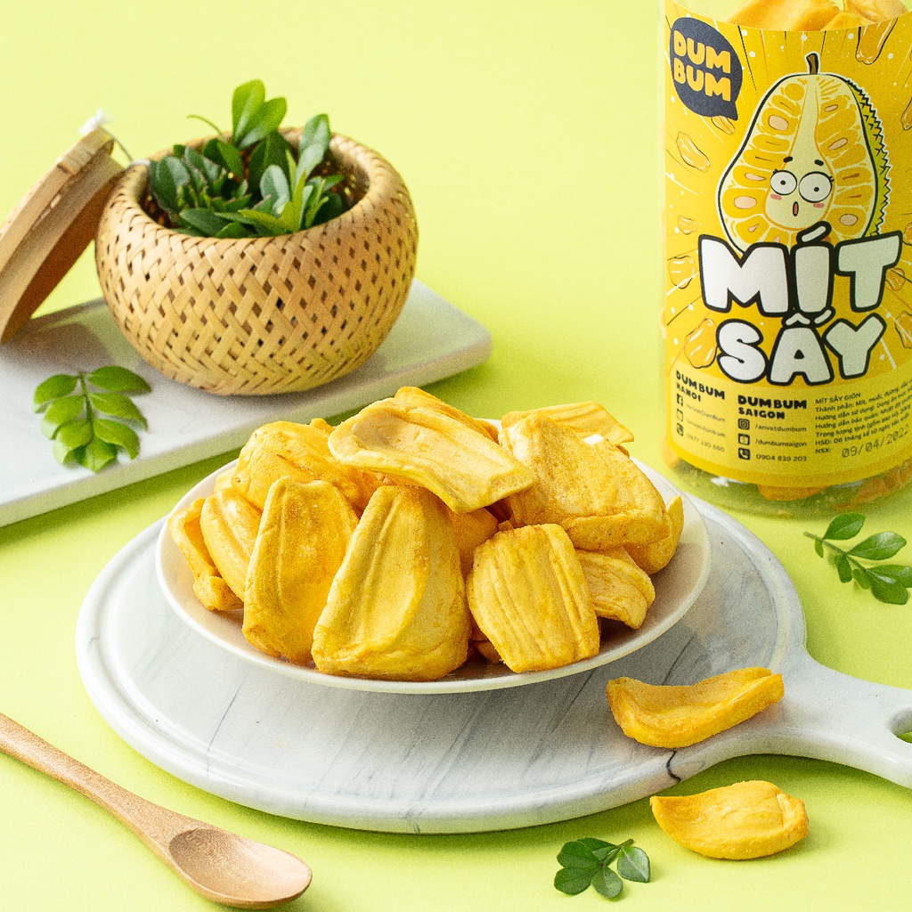 Mít thái sấy 200g DumBum đồ ăn vặt Hà Nội vừa ngon vừa rẻ