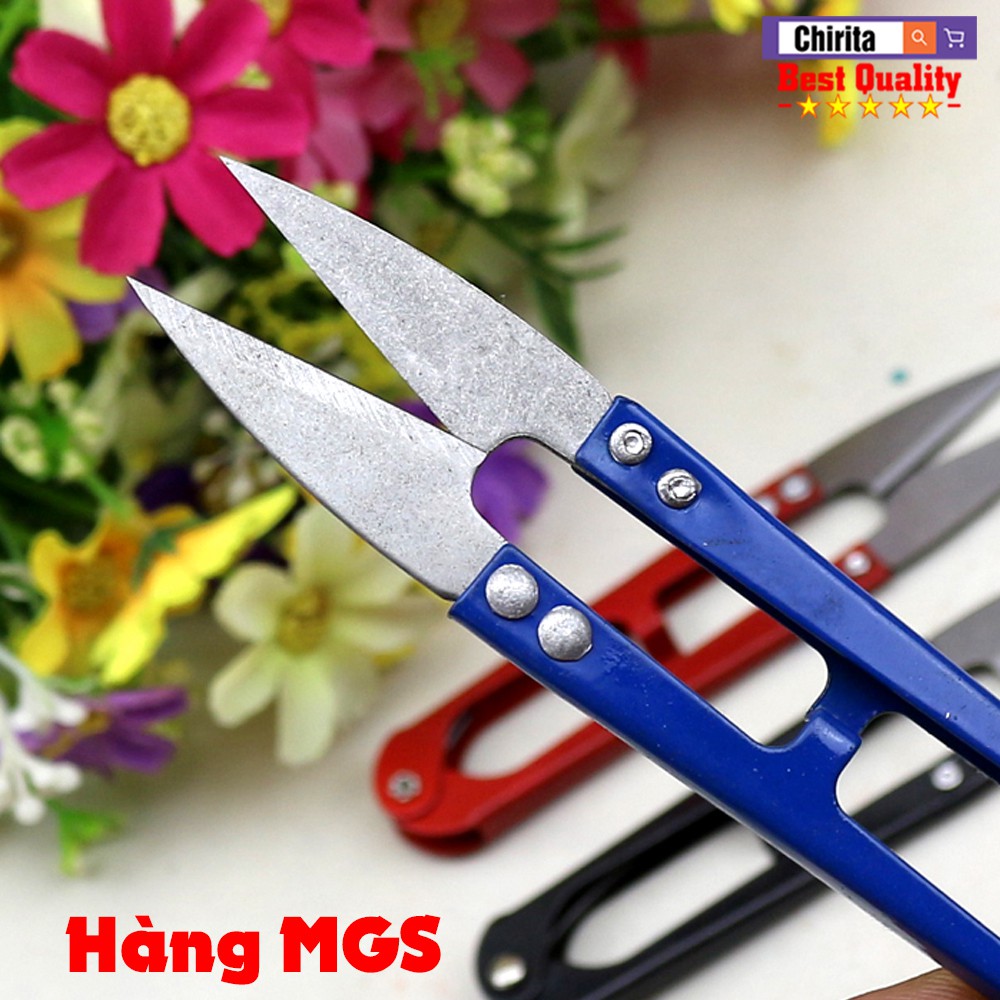 Bộ 3 Kéo Cắt Chỉ Chính Hãng MGS - Kéo Bấm Chỉ 10.5 cm - Chirita 805