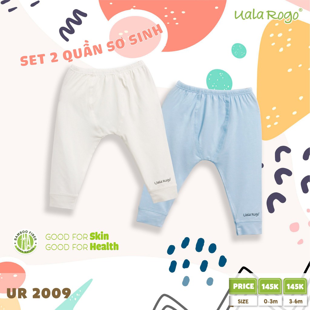 Set quần sơ sinh Bamboo Ualarogo