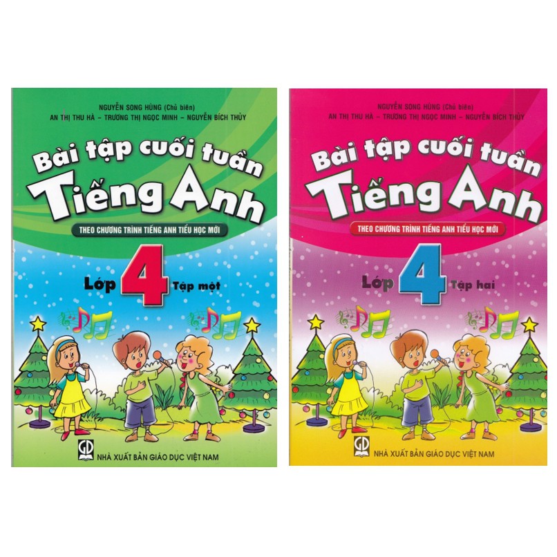 Sách - Combo Bài Tập Cuối Tuần Tiếng Anh Lớp 4 (Tập 1 Và Tập 2)