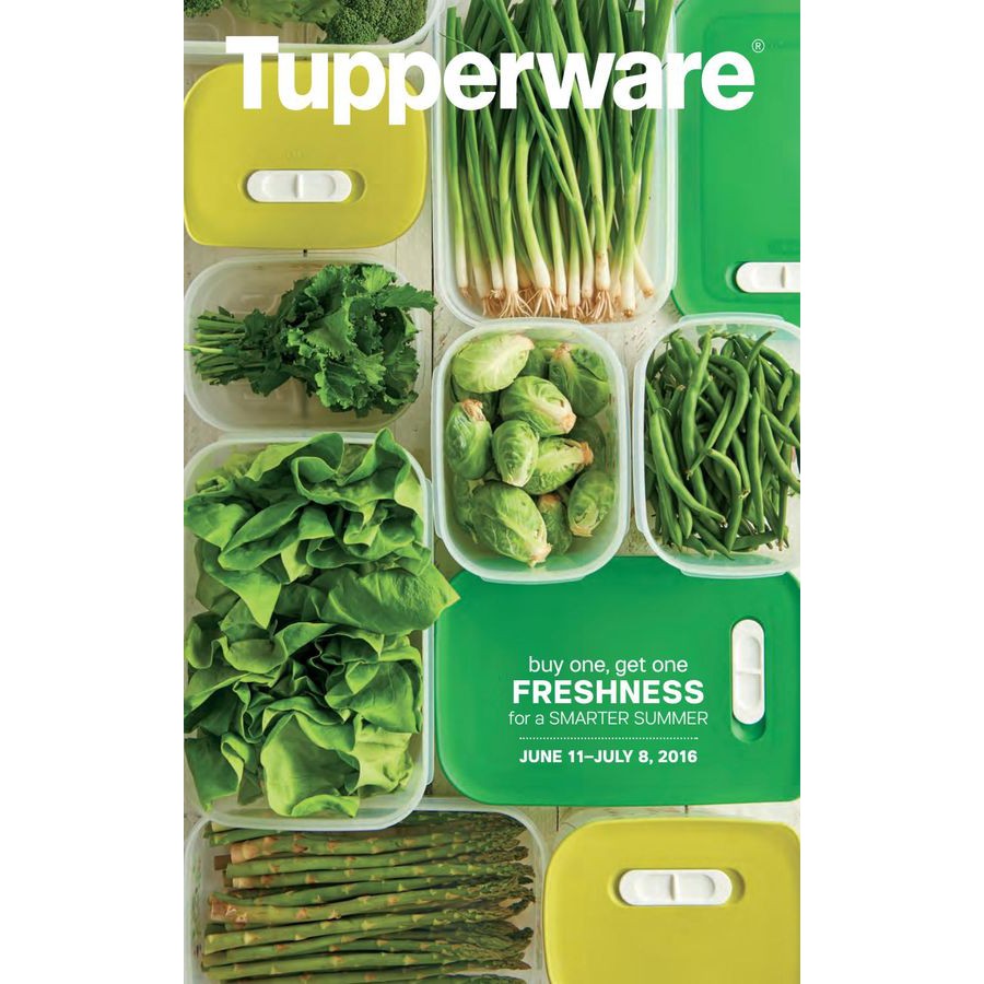 Bộ hộp trữ mát rau củ Ventsmart 4 hộp Tupperware có nút hô hấp giúp trái cây tươi lâu hơn