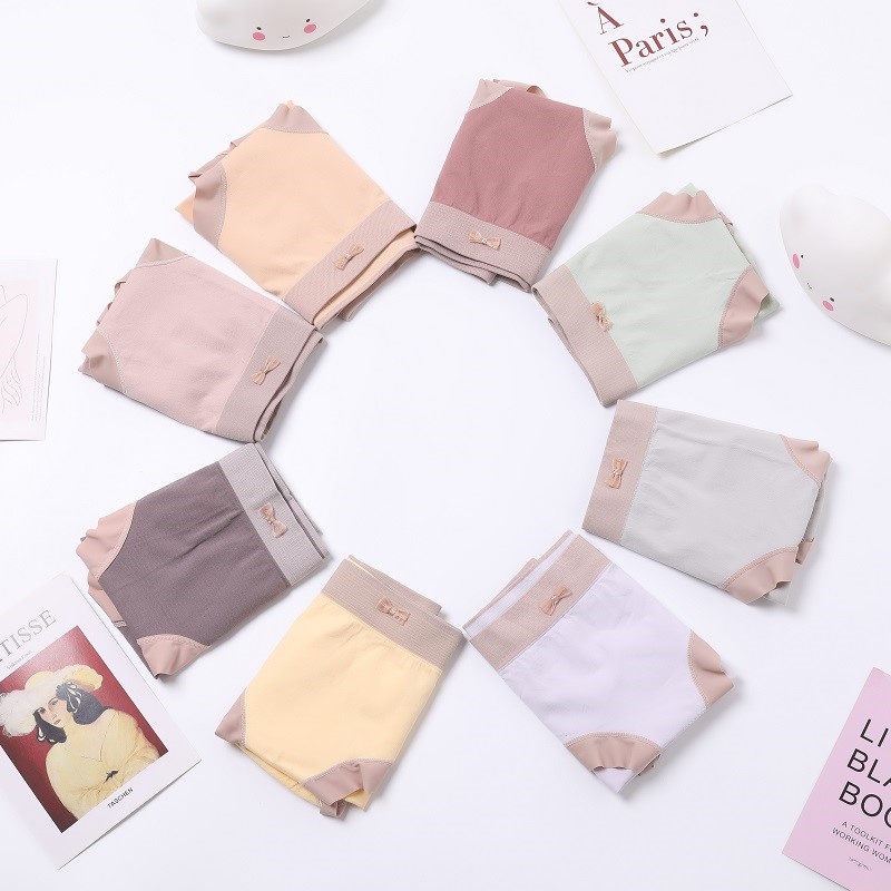 Sét10 quần lót nữ cotton lạnh viền su không đường may cao cấp Hoangmiisu quần sịp big size nữ hàng đẹp chuẩn