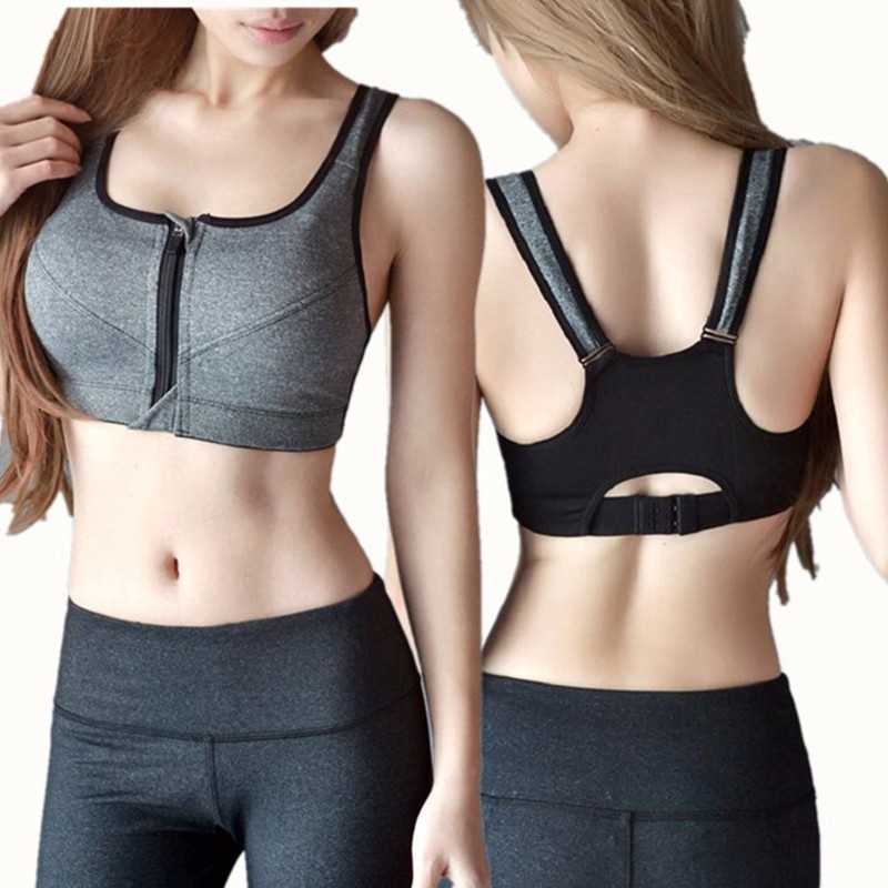 Bra Thể Thao Có Khoá Kéo Size S-5XL