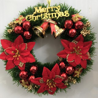 [Giá gốc] vòng nguyệt quế đường kính 25cm khung sắt- vòng trang trí Noel