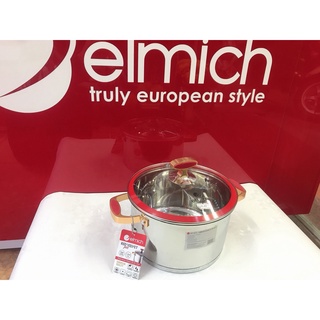 Nồi elmich inox 304 red velvet 18cm, 20cm, 22cm, 24cm