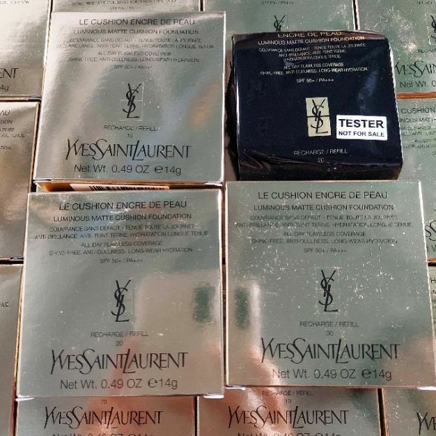 Lõi phấn nước trang điểm Ysl Le Cushion Encre de Peau Luminous matte 14g