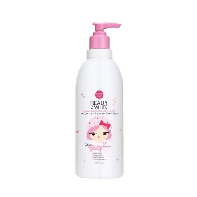 Sữa Tắm Trắng Da Cathy Doll Ready 2 White One Day Whitener Body Cleanser (450ml)