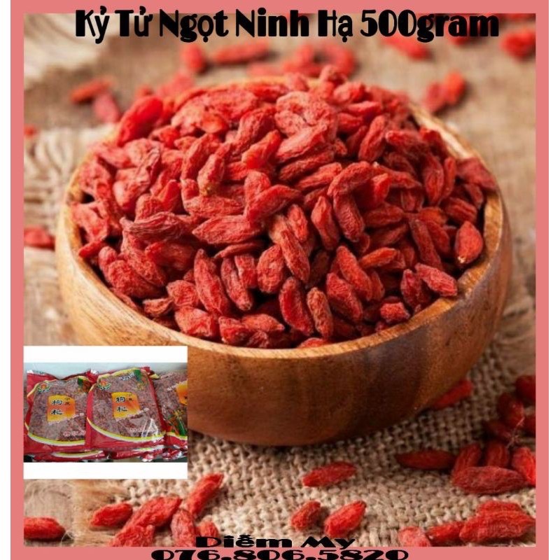 500g Kỷ tử đỏ hạt to loại ngon