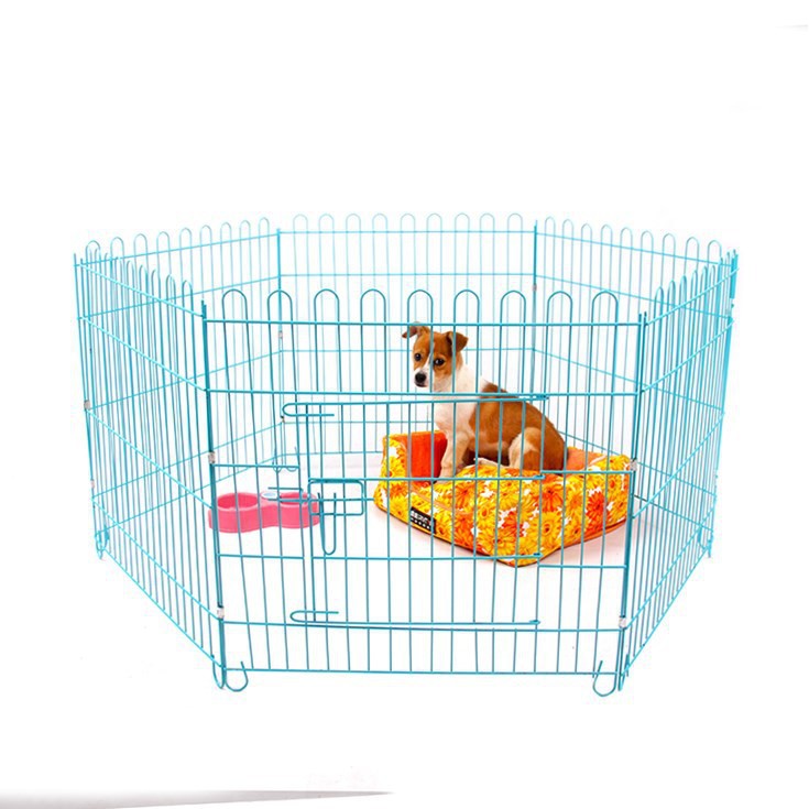 HCM-Quây chó sơn tính điện - Hàng rào 6 tấm 60x63 - cũi chó hanpet 501