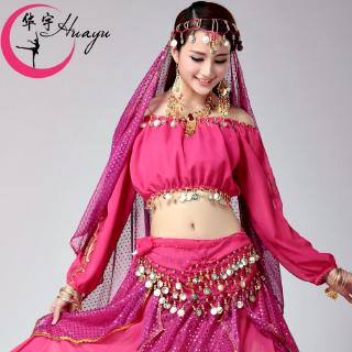 Áo Múa Bụng Ấn Độ Dài Tay Thời Trang