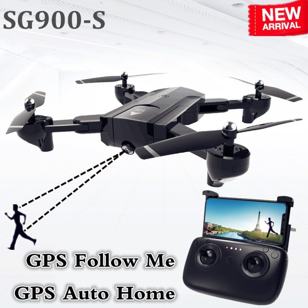 Flycam SG900-S định vị GPS - HD 1080 20 Phút - Tự động bay về