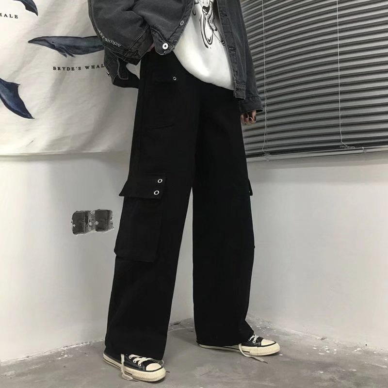 Quần vải suông kaki ống rộng Hàn Quốc TILAA FASHION QR002