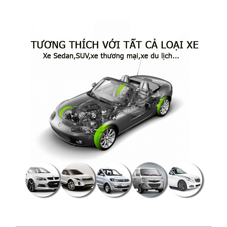 Cảm Biến Áp Suất Lốp Ô Tô TPMS (Van Ngoài) Màn Hình Màu dùng Năng Lượng Mặt Trời