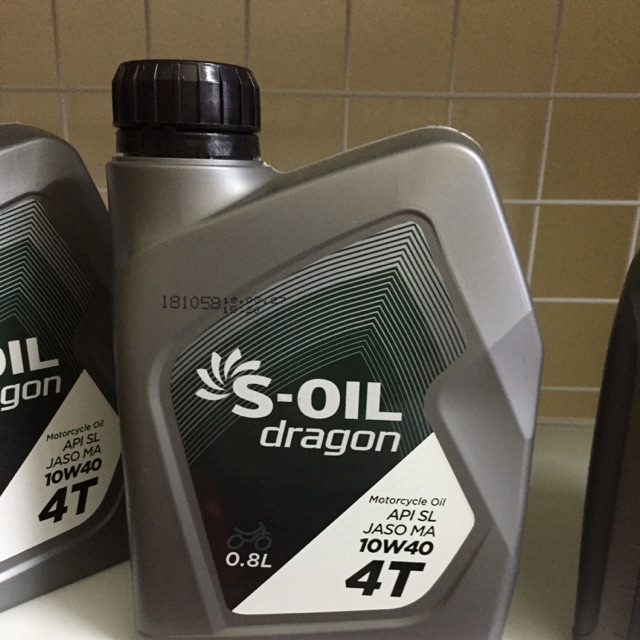 Dầu nhớt xe máy S-oil Dragon 10W40-20W50  dùng cho xe số