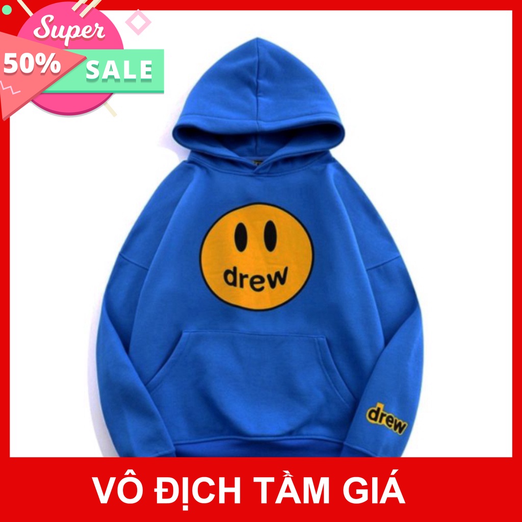 Áo hoodie Drew form rộng nam nữ phong cách ulzzang hàn quốc (Tặng Kèm bộ tag+giấy thơm)