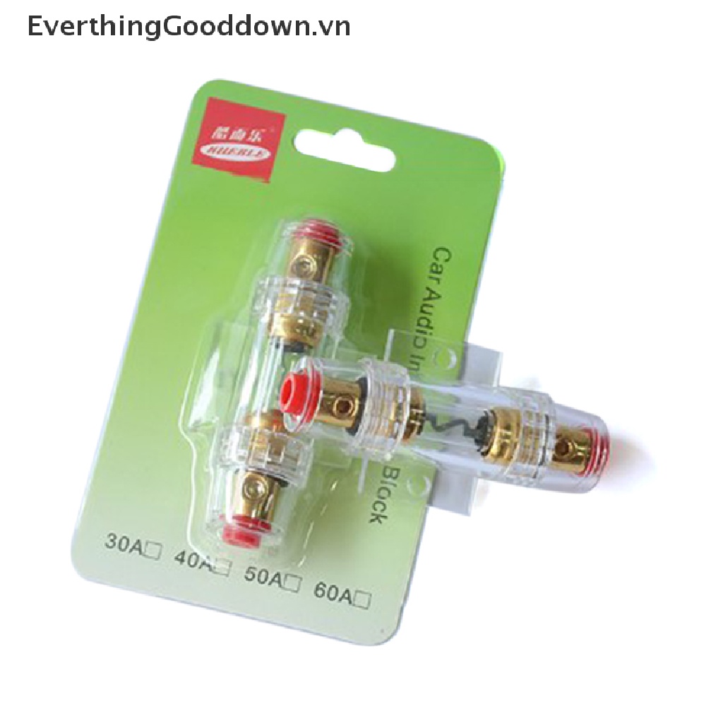 Giá Đỡ Cầu Chì AGU 8 AWG 60A Dành Cho Bộ Khuếch Đại Âm Thanh Ô Tô